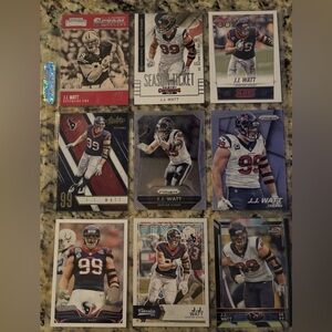 J.J. Watt Football Trading Cards Collection